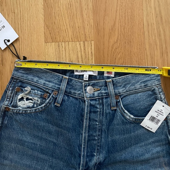 Re/Done High Rise Loose Rigid Jeans - Picture 2 of 7